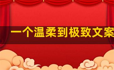 一个温柔到极致文案句子