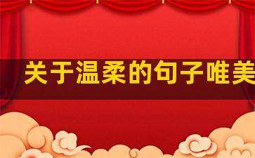 关于温柔的句子唯美短句