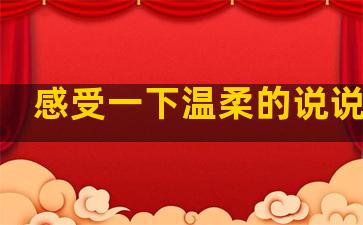 感受一下温柔的说说句子